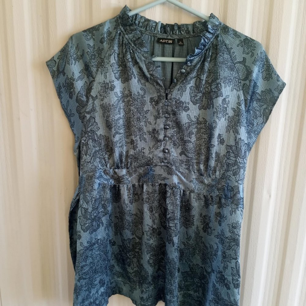 Apt. 9 Blue/Green Blouse